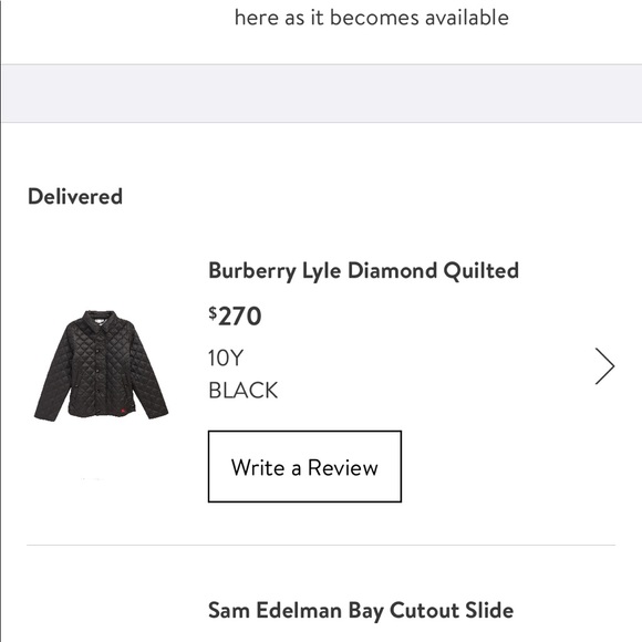 Burberry Girls coat